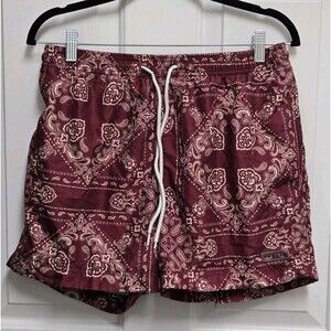 Pacsun Swim Trunks Syndicate AOP 4.5 Swim Trunks M